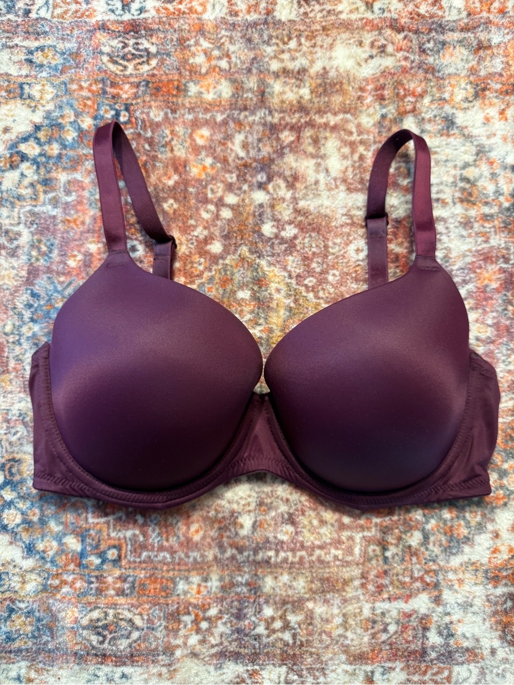 Victoria’s Secret PINK T-Shirt Bra Plum Purple 34DD